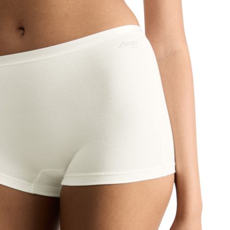 sloggi GO Daily Cotton Short 3P Ivoor