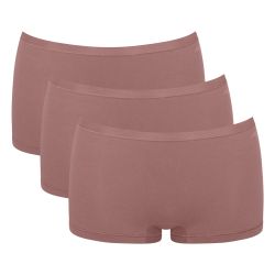 sloggi GO Daily Cotton Short 3P Cacao