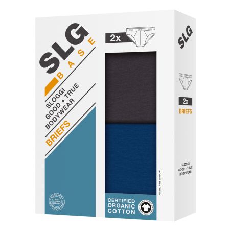 Sloggi SLG Base Brief C2P Noir Bleu M014