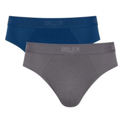 Sloggi SLG Base Brief C2P Gris Bleu V001