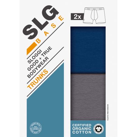 Sloggi SLG Base Trunk Short C2P Gris Bleu V001
