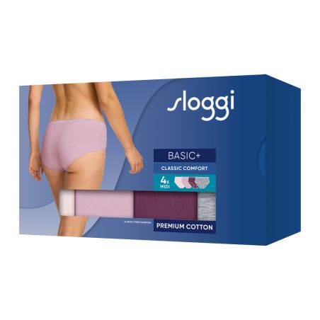 Sloggi Femme Basic Midi Culotte 4 pack C4P V014 3+1 gratui