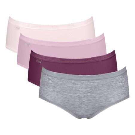 Sloggi Femme Basic Midi Culotte 4 pack C4P V014 3+1 gratui