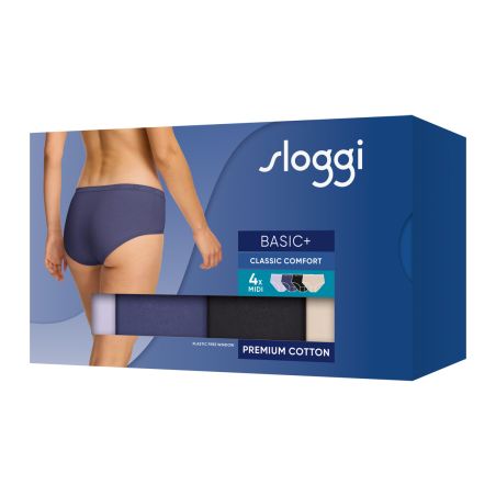 Sloggi Femme Basic Midi Culotte 4 pack C4P V020 3+1 gratui