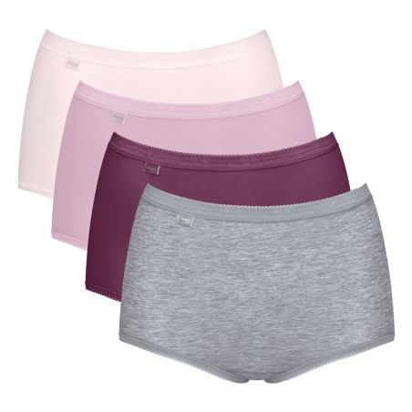 Sloggi Dames Basic Maxi Slip 4 pack C4P V014 3+1 gratis