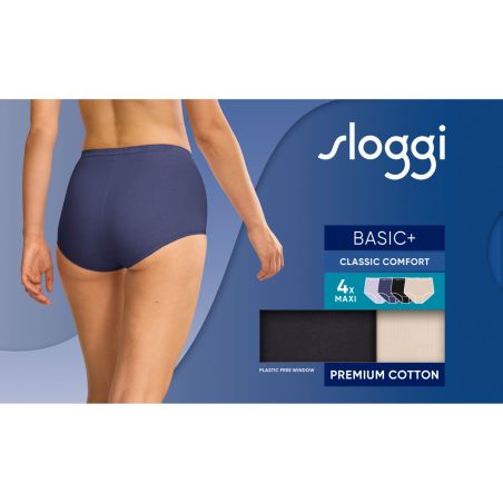 Sloggi Femme Basic Maxi Culotte 4 pack C4P V020 3+1 gratui