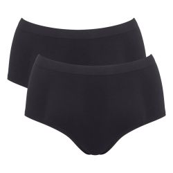 Sloggi GO Sence Highwaist Maxi 2Pack Zwart