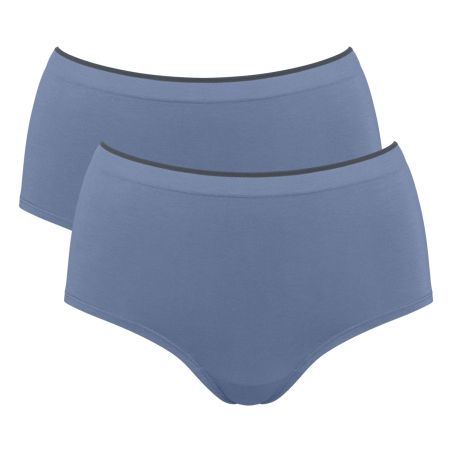 Sloggi GO Sence Highwaist Maxi 2Pack Blue Shadow