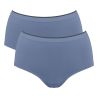 Sloggi Dames GO Sense Highwaist Maxi 2Pack Blue Shadow