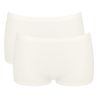 Sloggi Dames GO Sense Short 2Pack Silk White