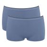 Sloggi Dames GO Sense Short 2Pack Blue Shadow