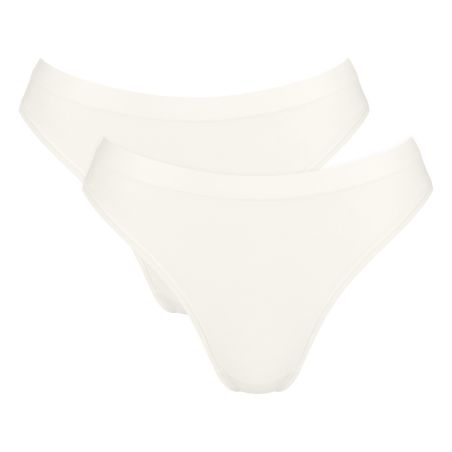 Sloggi GO Sence High Leg 2Pack Silk White
