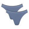 Sloggi Dames GO Sense High Leg 2Pack Blue Shadow