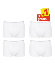 Sloggi Men Basic Short 4Pack White 3+1 Gratis