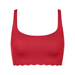 Sloggi Dames Zero Feel Bliss Festive Top Shanghai Red