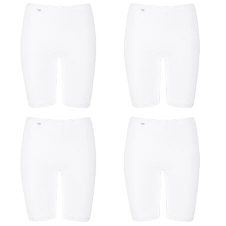 Sloggi Dames Basic Long 4 pack White 3+1 Gratis