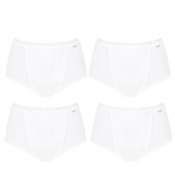 Sloggi Femmes Control Maxi 4 pack Blanc 3+1 Gratis