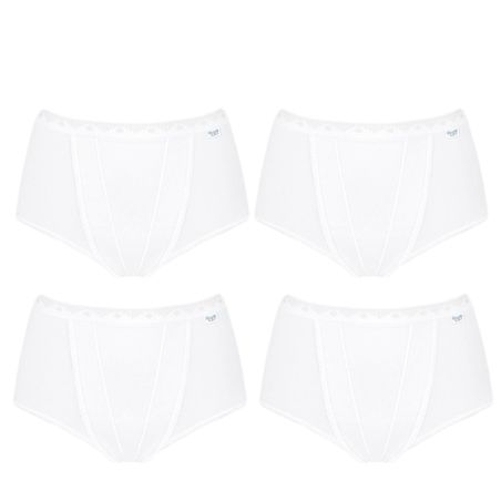 Sloggi Femmes Control Maxi 4 pack Blanc 3+1 Gratis