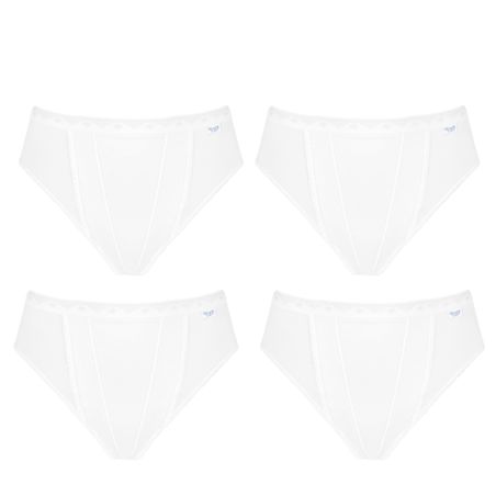 Sloggi Dames Control Tai 4 pack White 3+1 Gratis