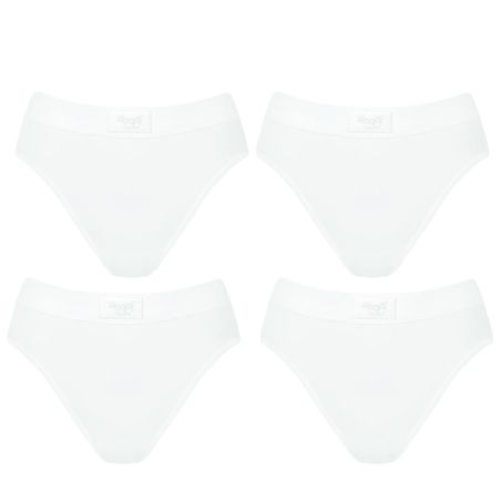 Sloggi Dames Double Comfort Tai 4 pack White 3+1 Gratis
