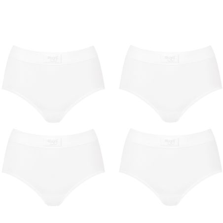 Sloggi Femmes Double Comfort Maxi 4 pack Blanc 3+1 Gratis