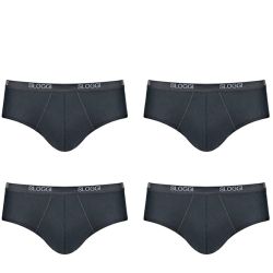 Sloggi Men Basic Midi 4Pack Zwart 3+1 Gratis