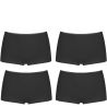 Sloggi Femmes Feel Sensational Short 02 4 pack Noir 3+1 Gratis