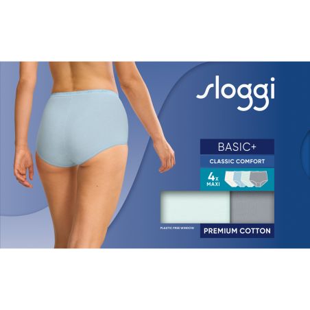 Sloggi Femme Basic Maxi Culotte 4 pack C4P M031 3+1 gratui