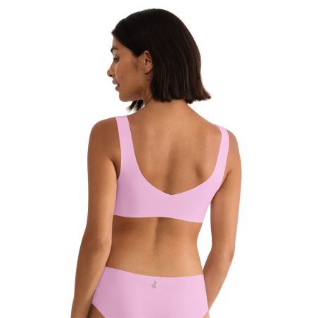 Sloggi Dames Zero Feel 2.0 Bralette Floral Pink