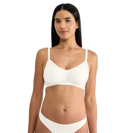 Sloggi Dames Zero Feel Pure Soft Bra Ivoor