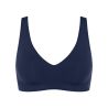 Sloggi Dames Zero Feel 2.0 Soft Bra Navy Blue