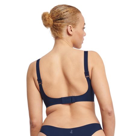 Sloggi Dames Zero Feel 2.0 Soft Bra Navy Blue