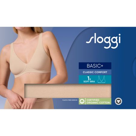 Sloggi Dames Basic Soft Bra Beige