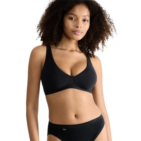 Sloggi Dames Basic Soft Bra Zwart