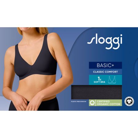 Sloggi Dames Basic Soft Bra Zwart