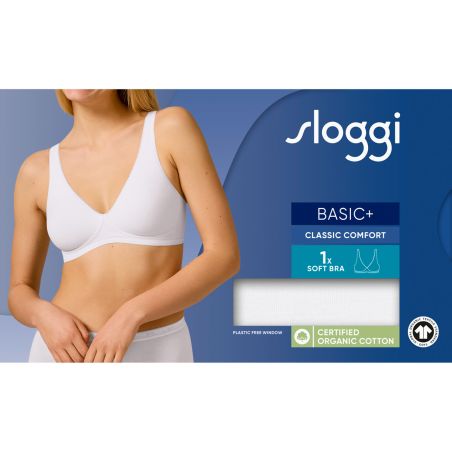 Sloggi Dames Basic Soft Bra White
