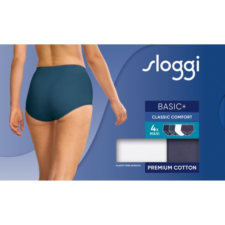 Sloggi Femme Basic Maxi Culotte 4 pack C4P M006 3+1 gratui