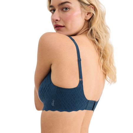 Sloggi Dames Zero Feel Bliss Soft Bra Smokey Blue