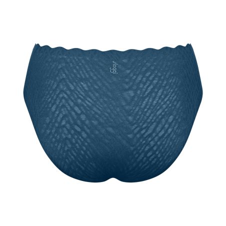 Sloggi Dames Zero Feel Bliss High Leg Smokey Blue