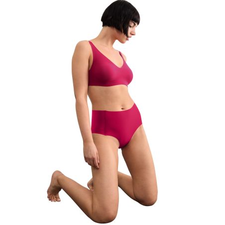 Sloggi Femme Zero Feel 2.0 Culotte taille haute Berry