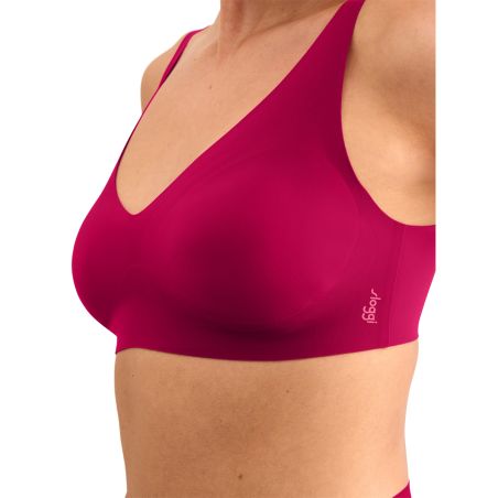 Sloggi Dames Zero Feel 2.0 Soft Bra Berry