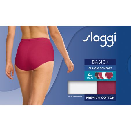 Sloggi Femme Basic Maxi Culotte 4 pack C4P 0033 3+1 gratui