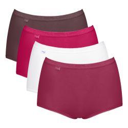 Sloggi Dames Basic Maxi Slip 4 pack C4P 0033 3+1 gratis