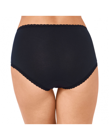 Sloggi Dames 24/7 Midi Slip Cotton Lace Black