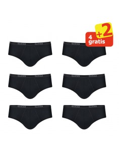 Sloggi Men Basic Midi Black 6Pack 4+2 Gratis
