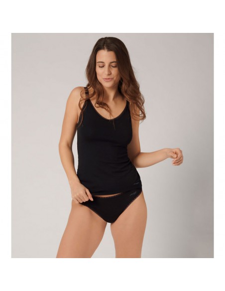 Sloggi GO Shirt 01 C2P Zwart 2pack