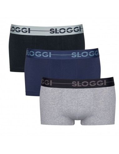 Sloggi Men GO Hipster Blue-Dark Combination 3Pack