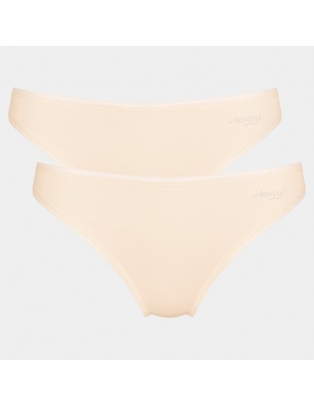 Sloggi Dames GO Tai C2P Vanille 2pack