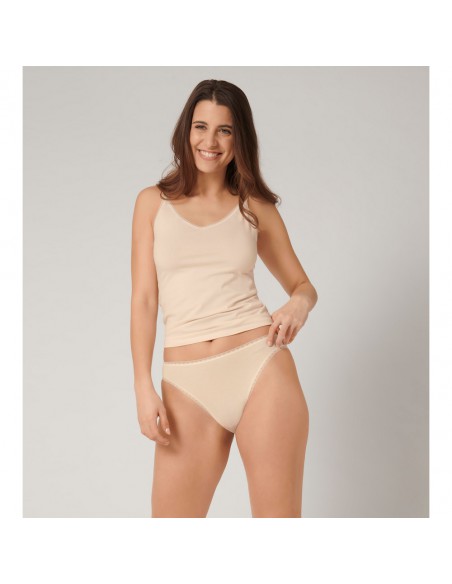 Sloggi Dames GO Tai C2P Vanille 2pack