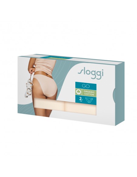 Sloggi Dames GO Tai C2P Vanille 2pack